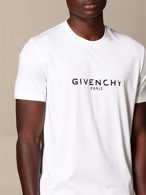 mens white givenchy t shirt|Givenchy yeezy shirt.